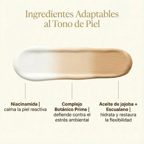 ZZENIX® - BASE ADAPTATIVA ANTIEDAD 4 EN 1 SPF50